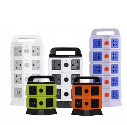 Multi Hole Terminal Board Extension Cord Socket With Usb Plug