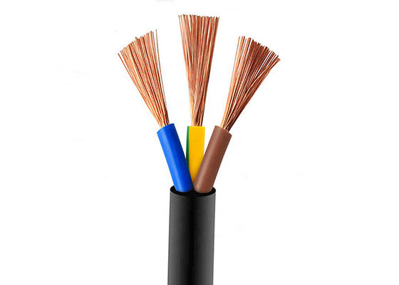 Câble de fil électrique commun de noyau de PVC d'isolation de parallèle de cuivre de gaine